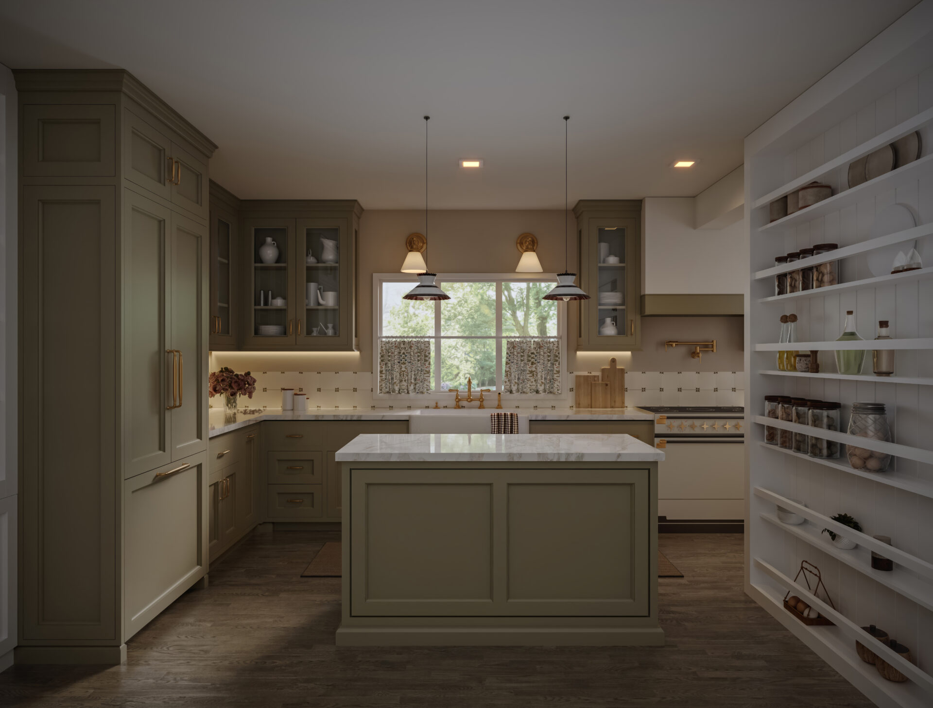 Erskine Project Kitchen After Renovation - Interior Design in Stamford, CT